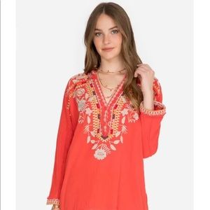 Johnny Was Clayton gauze blouse